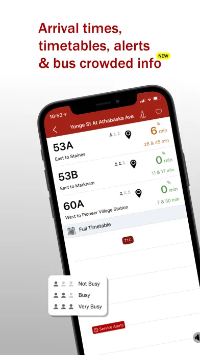 Capturas de pantalla de CityTransit: Bus & Train Times
