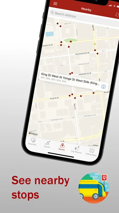 Capturas de pantalla de CityTransit: Bus & Train Times