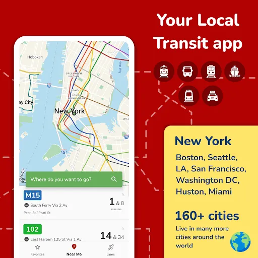 Ảnh chụp màn hình của CityTransit: Bus & Train Times