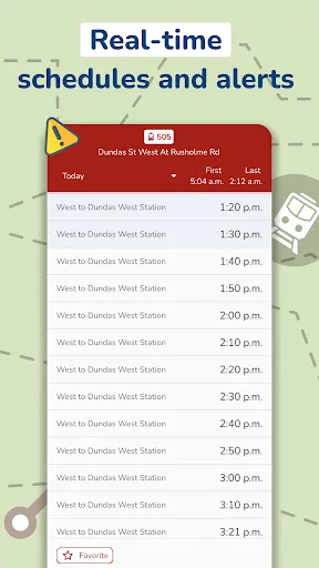 Ảnh chụp màn hình của CityTransit: Bus & Train Times