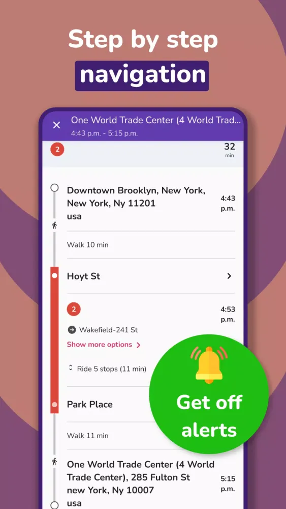 Скриншоты NYC Transit
