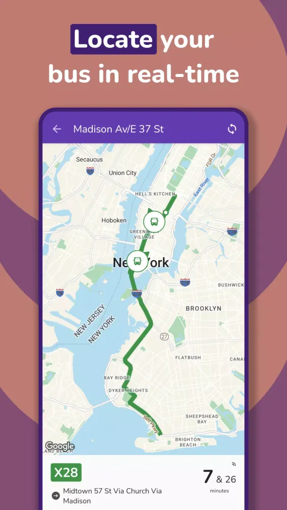 Скриншоты NYC Transit