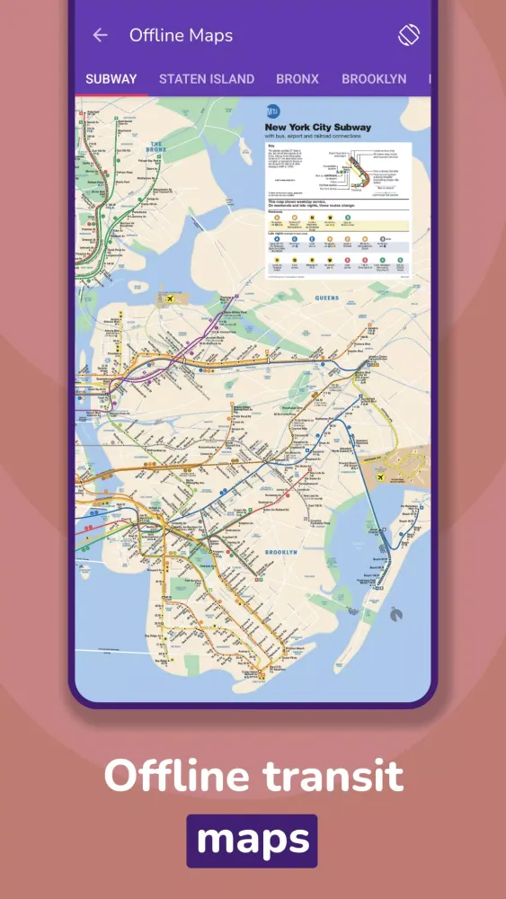 Скриншоты NYC Transit