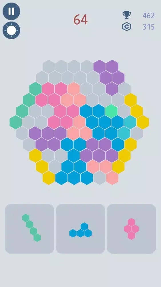 Captures d'écran de Hex 101!