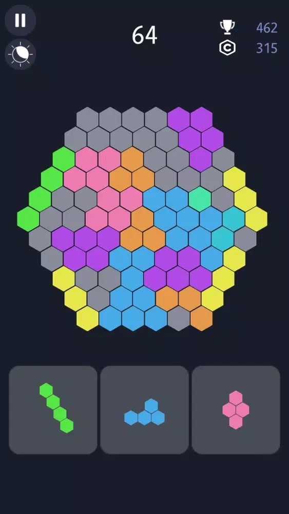 Captures d'écran de Hex 101!