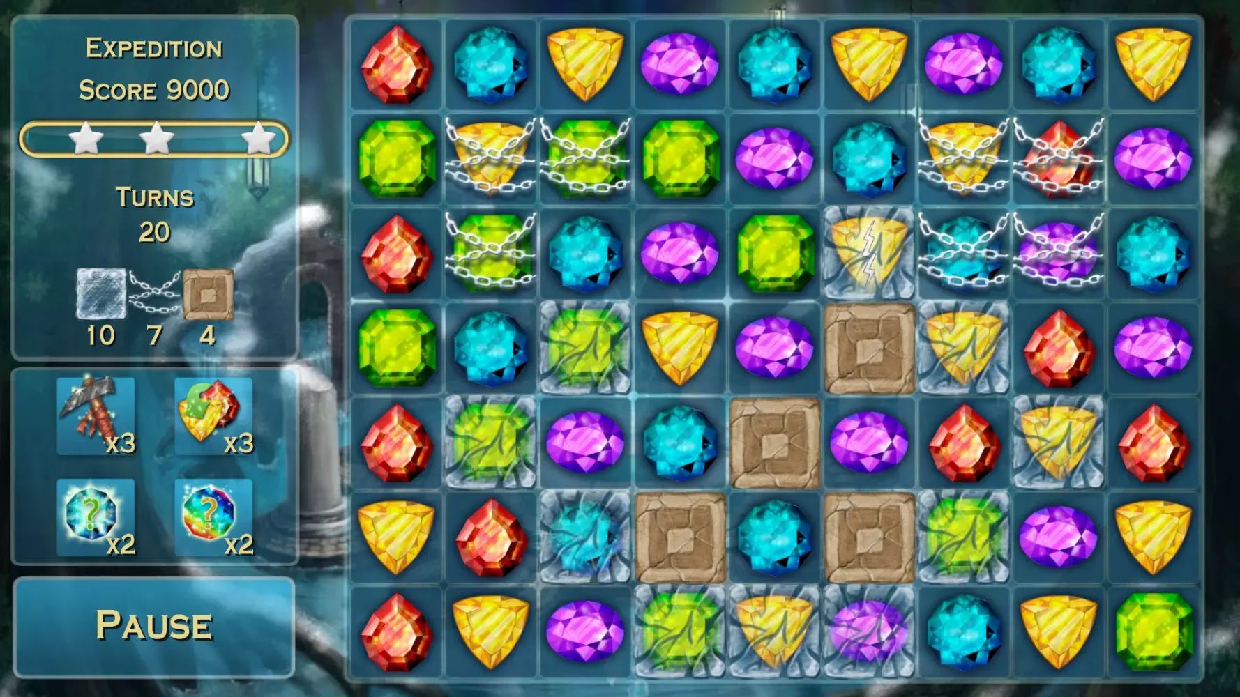 Captures d'écran de Forgotten Treasure 2 - Match 3