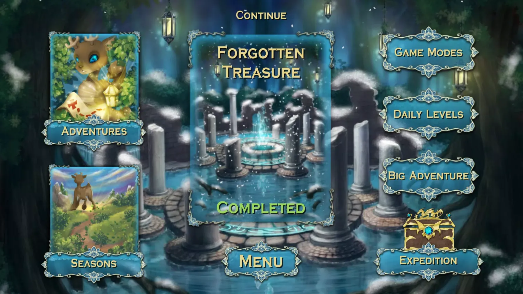 Captures d'écran de Forgotten Treasure 2 - Match 3