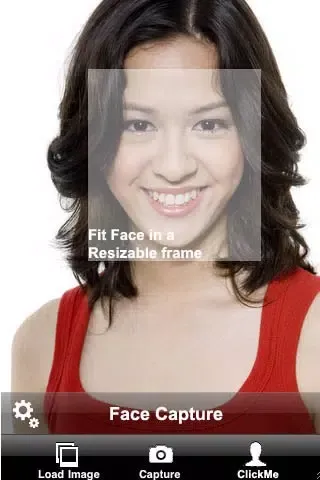 Capturas de pantalla de Camera ClickMe Free: Self Portrait using face detection
