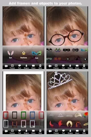 Capturas de pantalla de Camera ClickMe Free: Self Portrait using face detection