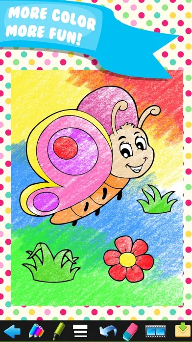 Kids Doodle & Animal Coloring Draw Book -  play my pet paint pad and color drawing farm games for the preschool kids Screenshots