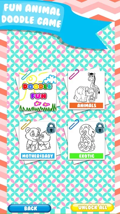 Kids Doodle & Animal Coloring Draw Book -  play my pet paint pad and color drawing farm games for the preschool kids Screenshots