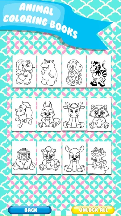 Kids Doodle & Animal Coloring Draw Book -  play my pet paint pad and color drawing farm games for the preschool kids Screenshots
