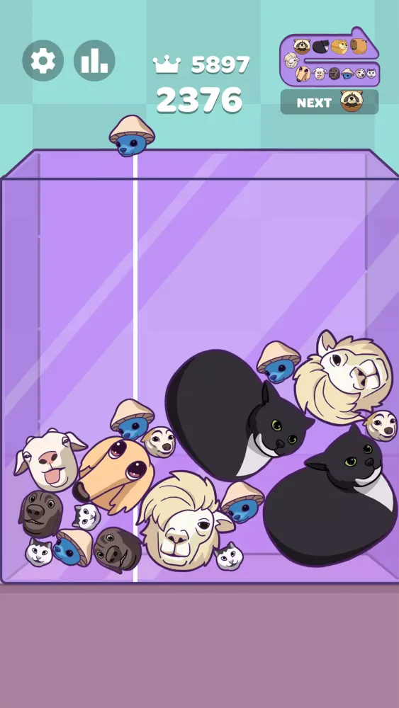 Capy Merge: Animal Drop Puzzle Screenshots