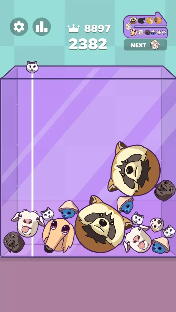 Capy Merge: Animal Drop Puzzle Screenshots
