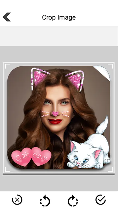 Ảnh chụp màn hình của Animal Face Sticker