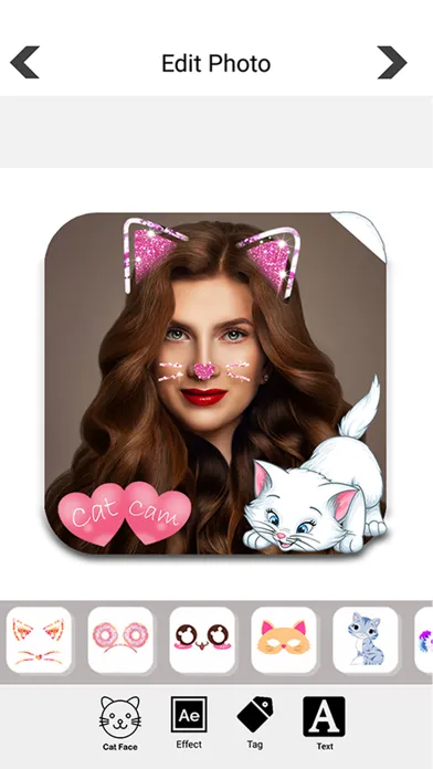 Ảnh chụp màn hình của Animal Face Sticker