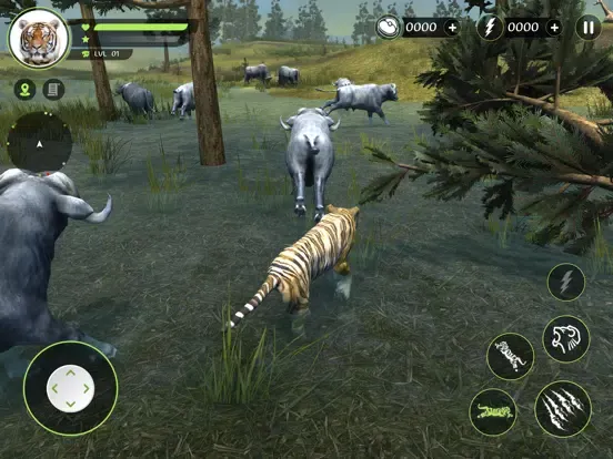 Wild Tiger Hunting Animal Life iPad  Ekran Görüntüleri