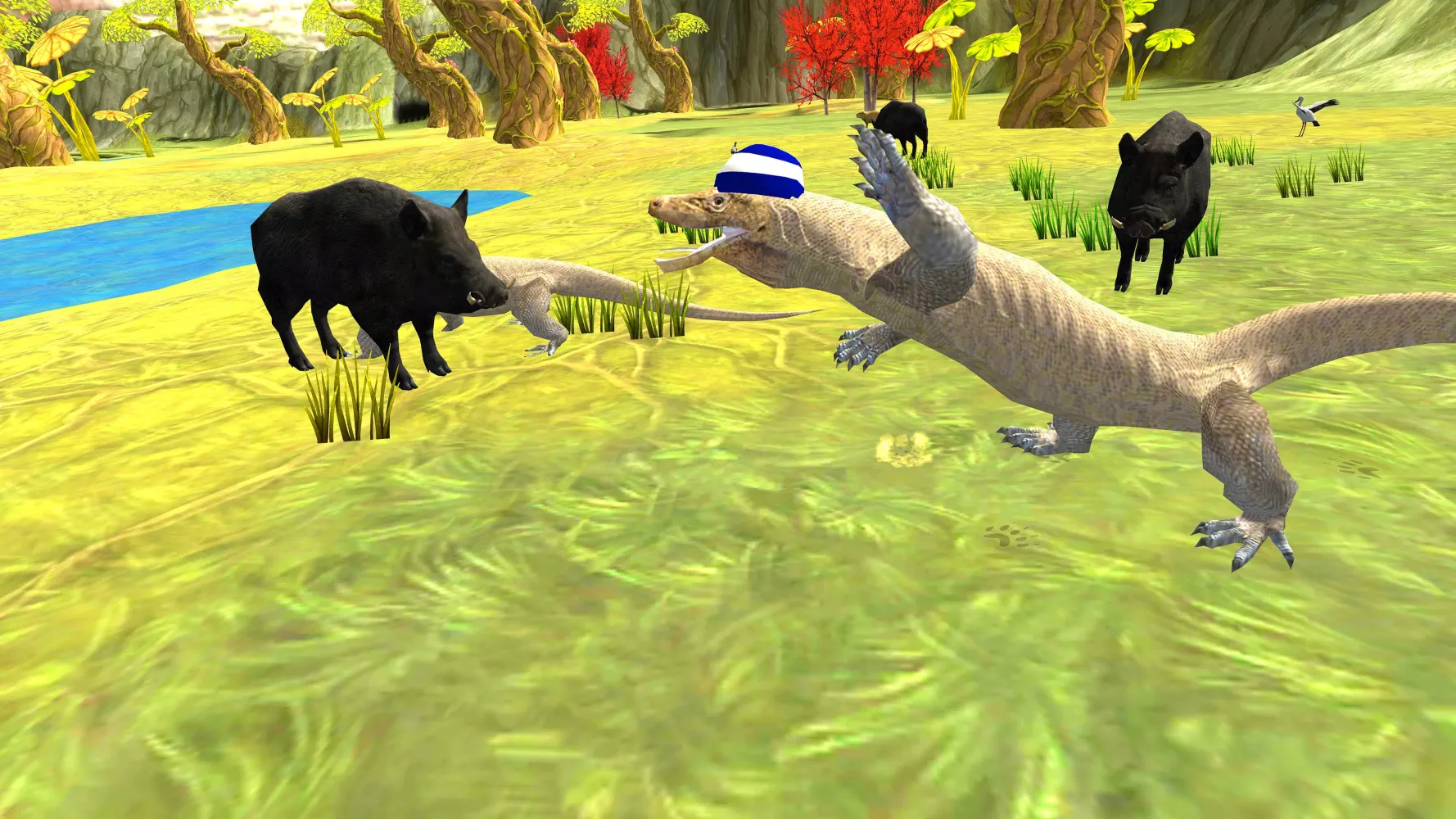 Komodo Dragon : lizard games Screenshots