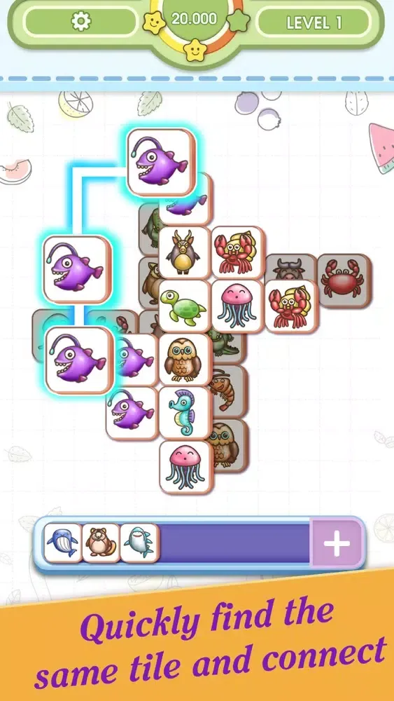 3 Tile : Animal Matching 스크린샷