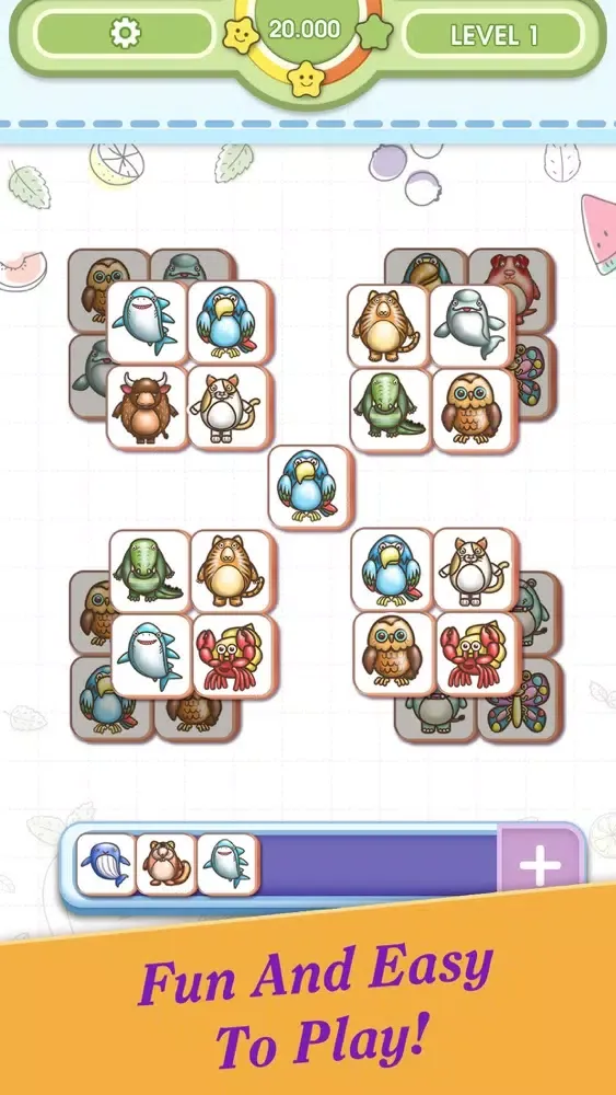3 Tile : Animal Matching 스크린샷