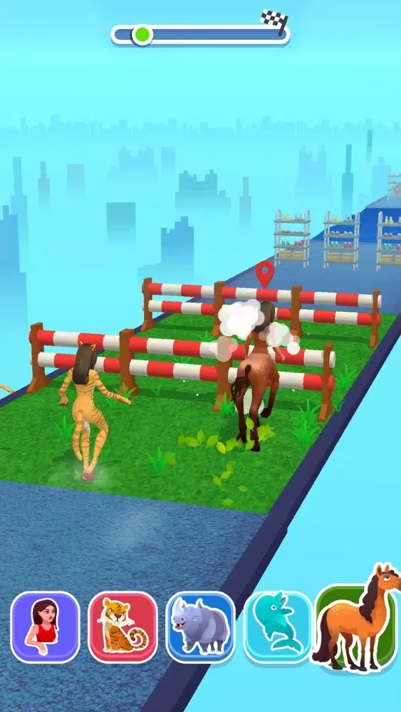 Capturas de tela do Furry Race