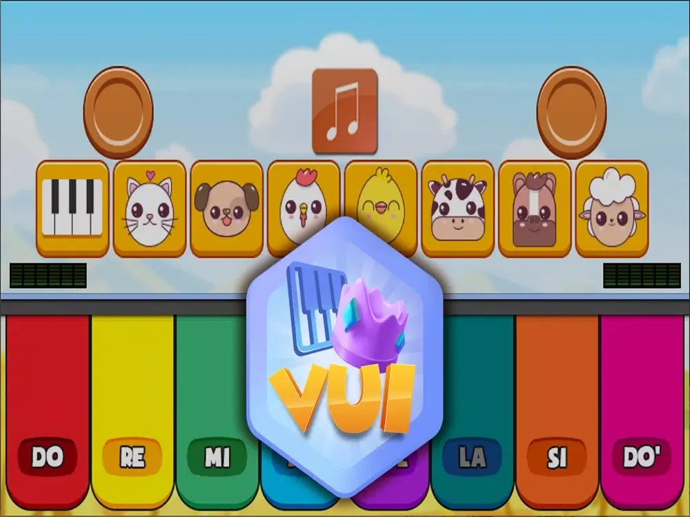 Vuimobi - VUI Animal Piano Fun iPad 应用截图