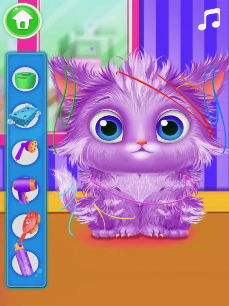Capturas de tela do Animal Salon Virtual Pony Care iPad 