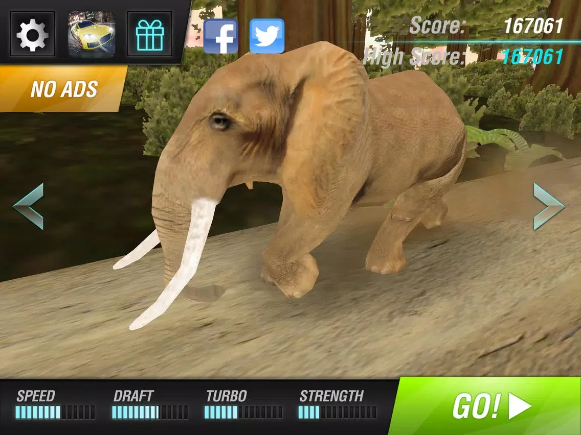 Animal Simulator - Free Safari Animals Running iPad 应用截图