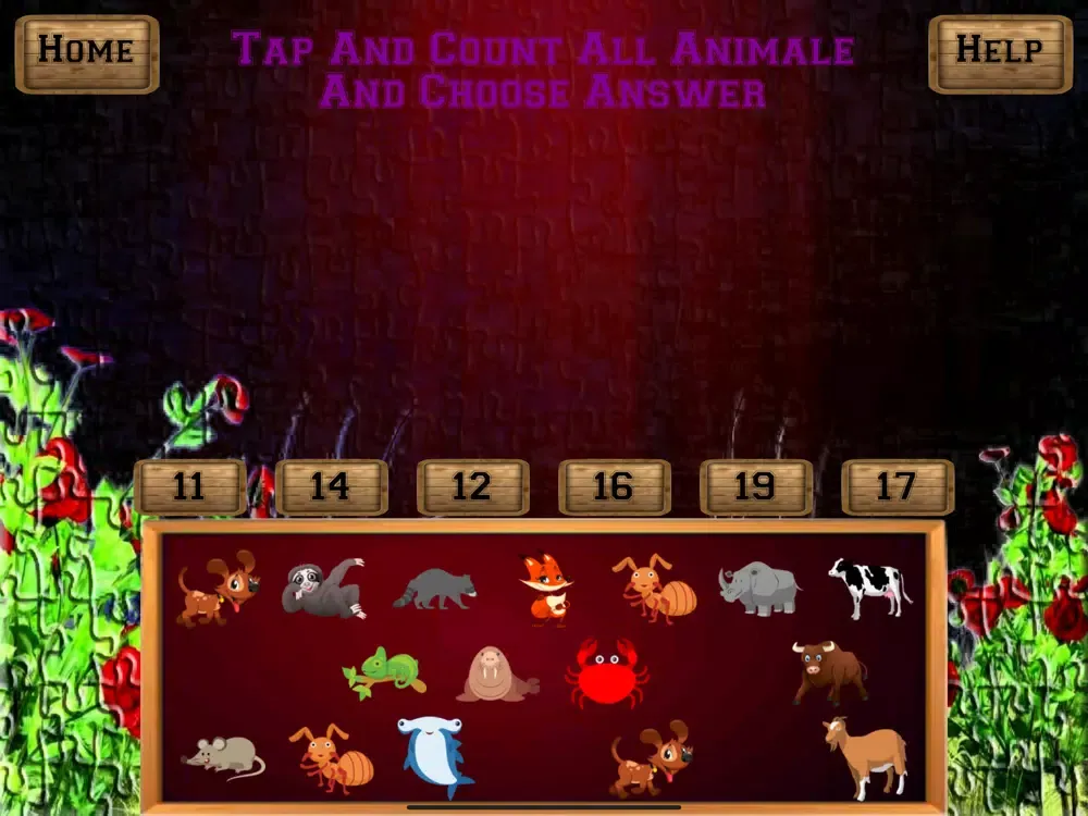 Tangkapan layar Tap Ruby Count Animale iPad 