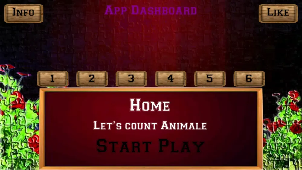 Tangkapan layar Tap Ruby Count Animale