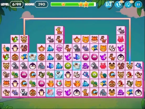 ภาพหน้าจอของ Link Animal - Connect Tile iPad 