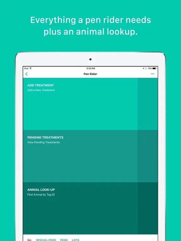 ภาพหน้าจอของ AHI AMS Pen Rider iPad 
