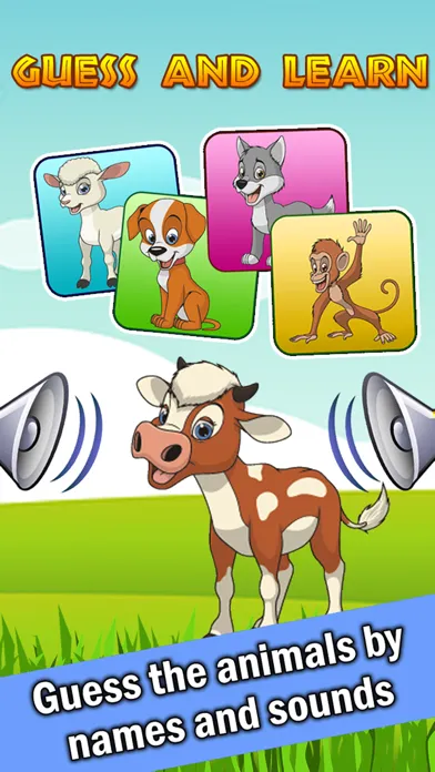 Tangkapan layar Animals Names and Sounds