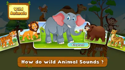 ภาพหน้าจอของ Animal Sounds & Games for Kids