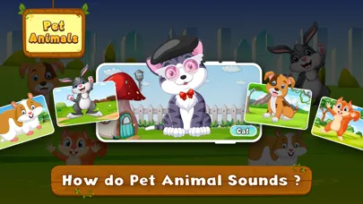 ภาพหน้าจอของ Animal Sounds & Games for Kids