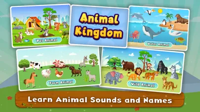 ภาพหน้าจอของ Animal Sounds & Games for Kids