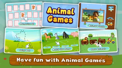 ภาพหน้าจอของ Animal Sounds & Games for Kids