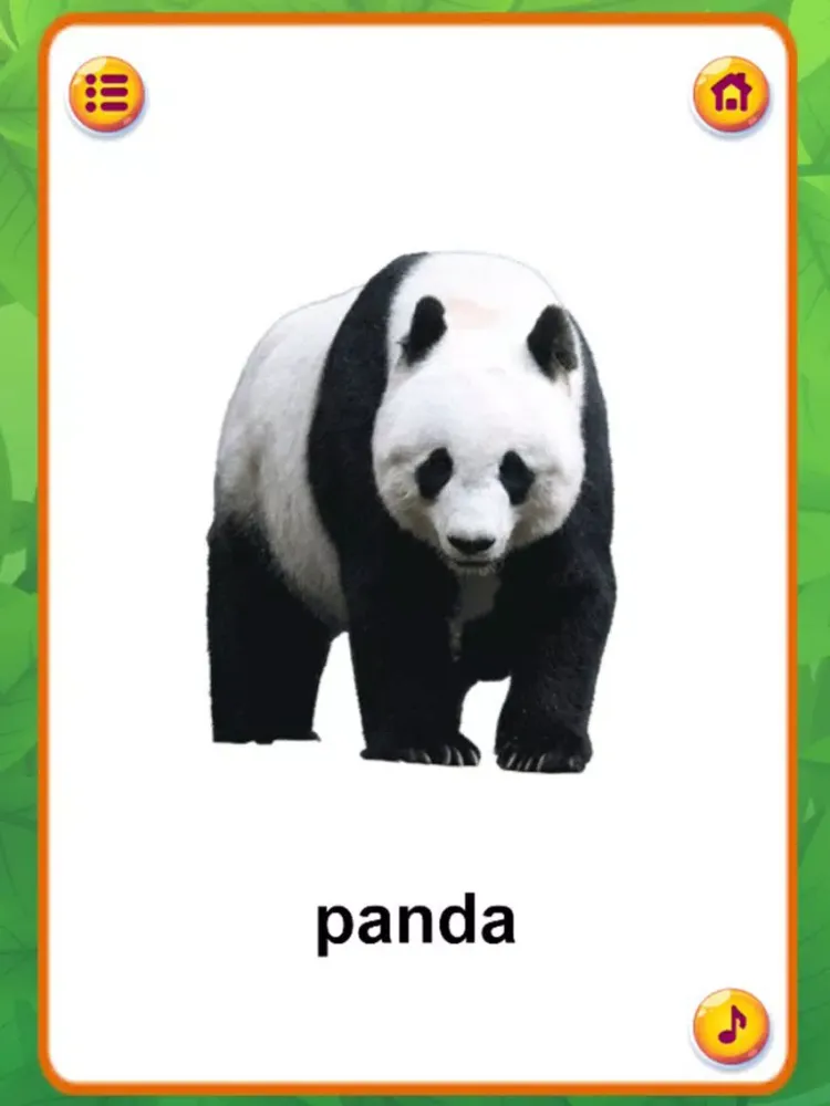 Ảnh chụp màn hình của Animal Sounds : Flashcards iPad 
