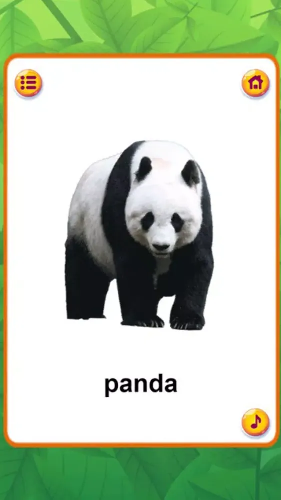 Ảnh chụp màn hình của Animal Sounds : Flashcards