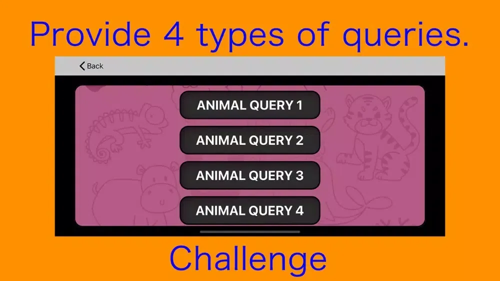 The Animal Queries Screenshots