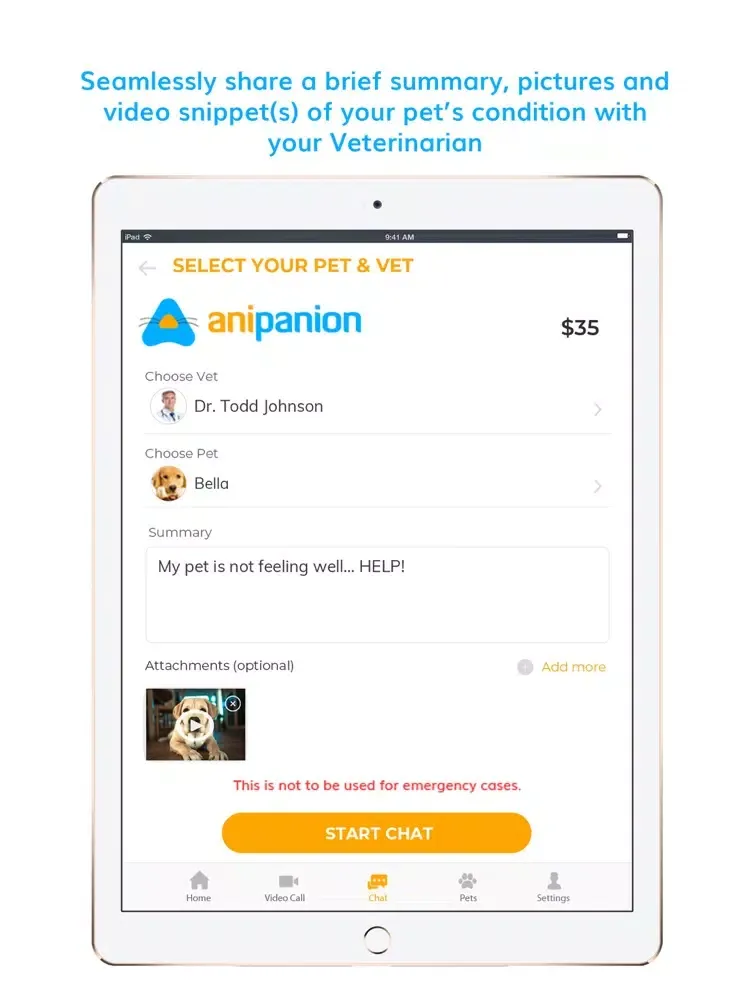 Anipanion iPad  سکرین شاٹس