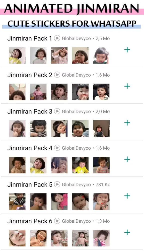 Animated JinMiran WastickerApp應用截圖