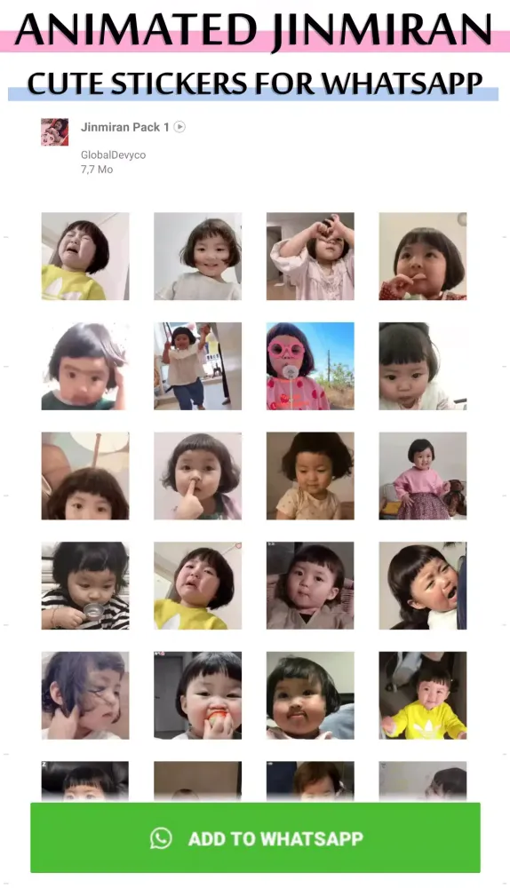Animated JinMiran WastickerApp應用截圖