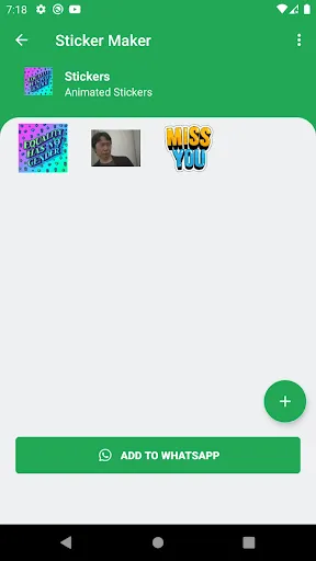 Capturas de tela do Animated Stickers Maker & GIF
