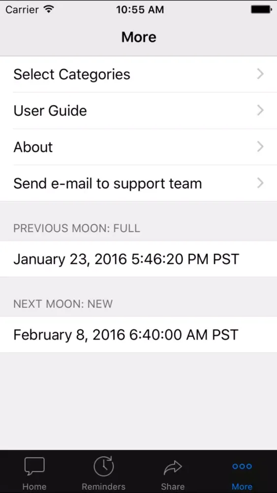 Mindful Moon - Stress Relief & Happiness through Inspirational Quotes & Positive Daily Reminders Screenshots