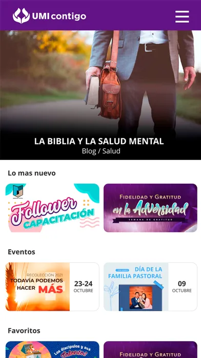 UMI CONTIGO سکرین شاٹس