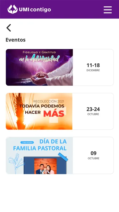 UMI CONTIGO سکرین شاٹس