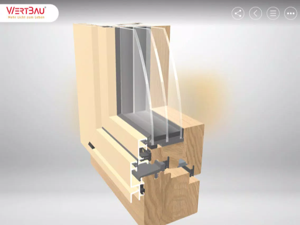 صور WERTBAU Fenster AR+3D iPad 