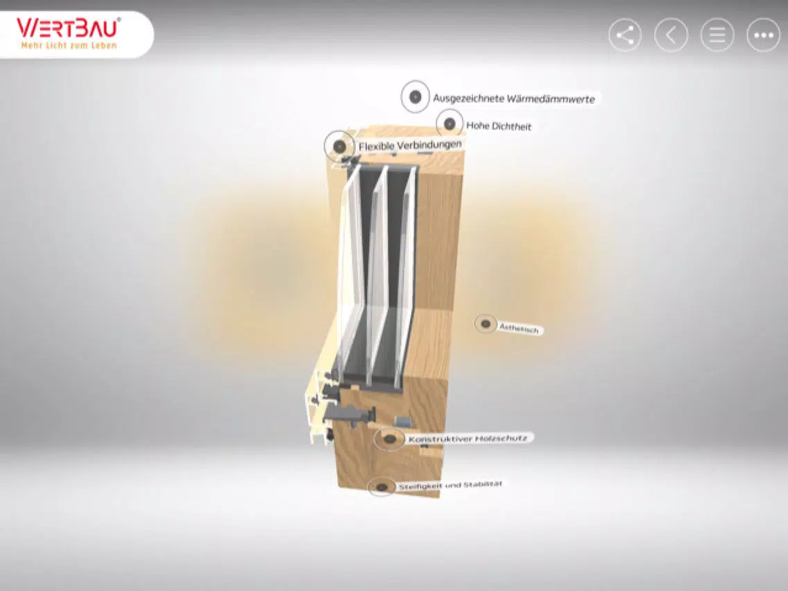 صور WERTBAU Fenster AR+3D iPad 