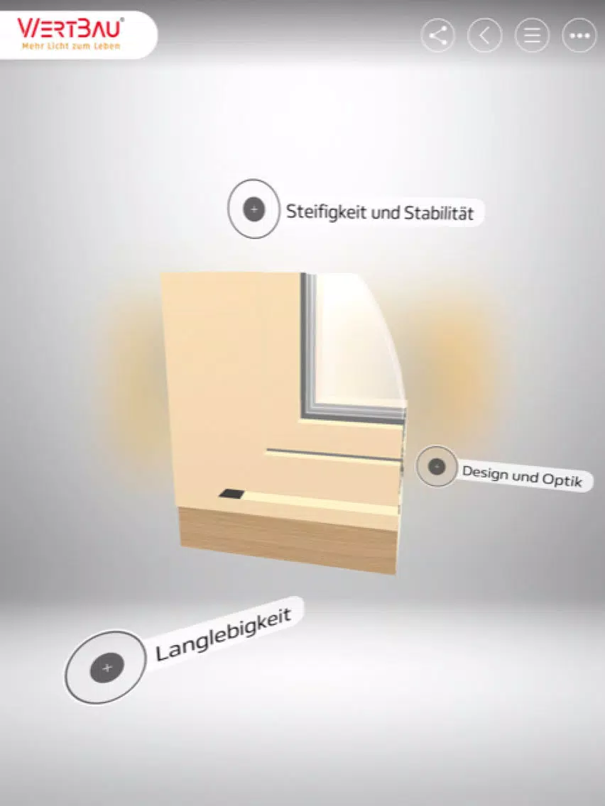 صور WERTBAU Fenster AR+3D iPad 